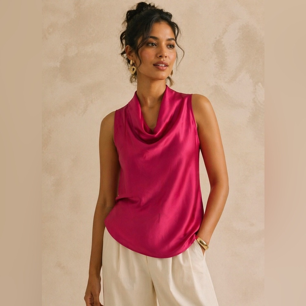 Sanctuary Fuchsia Sleeveless Tank Top